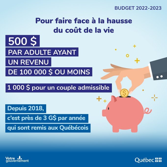 <strong>$500 cheques for a majority of Quebecers</strong>